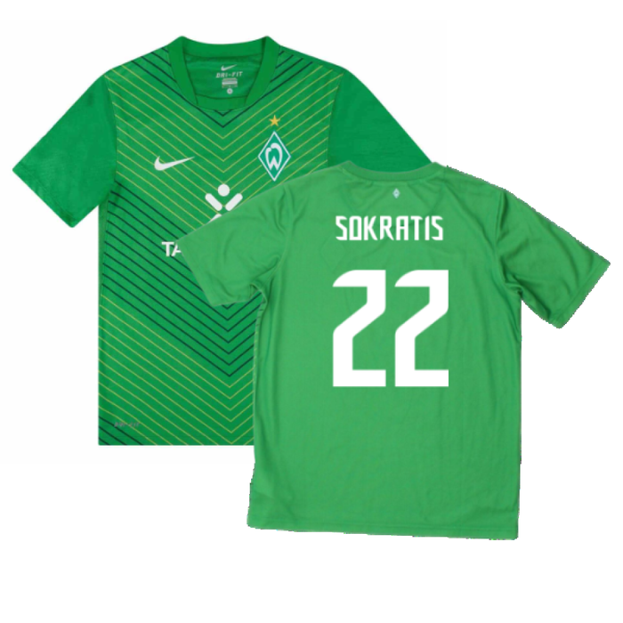 Werder Bremen 2011-12 Home Shirt (M) (Very Good) (Sokratis 22)