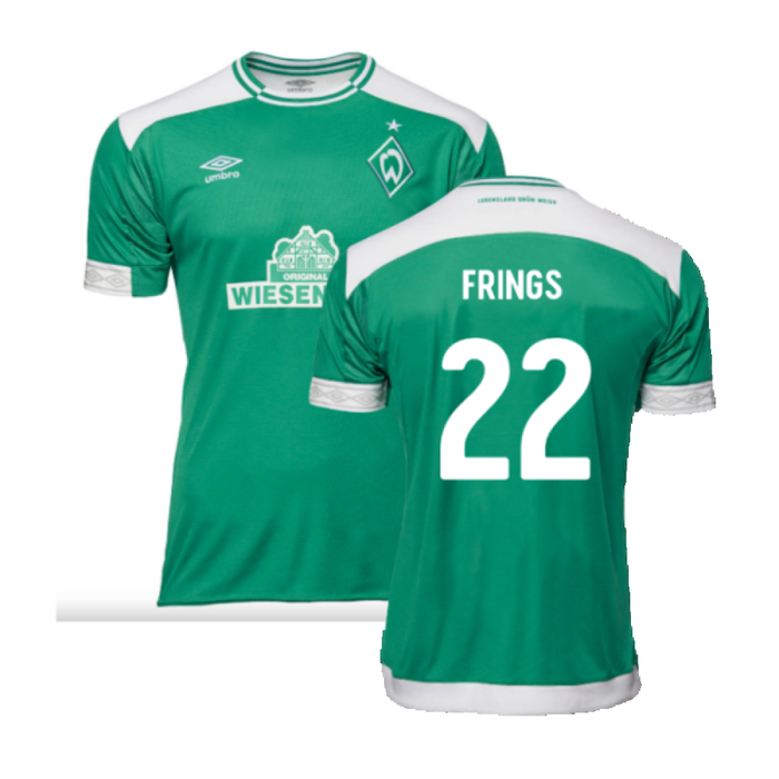 Werder Bremen 2018-19 Home Shirt (M) (Mint) (Frings 22)