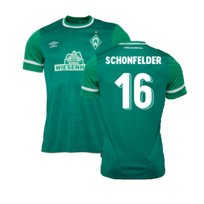 Werder Bremen 2021-22 Home Shirt (M) (Schonfelder 16) (BNWT)