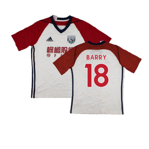 West Brom 2017-18 Away Shirt (13-14y) (Good) (Barry 18)_0