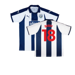 West Brom 2018-19 Home Shirt (XL) (Good) (Barry 18)_0