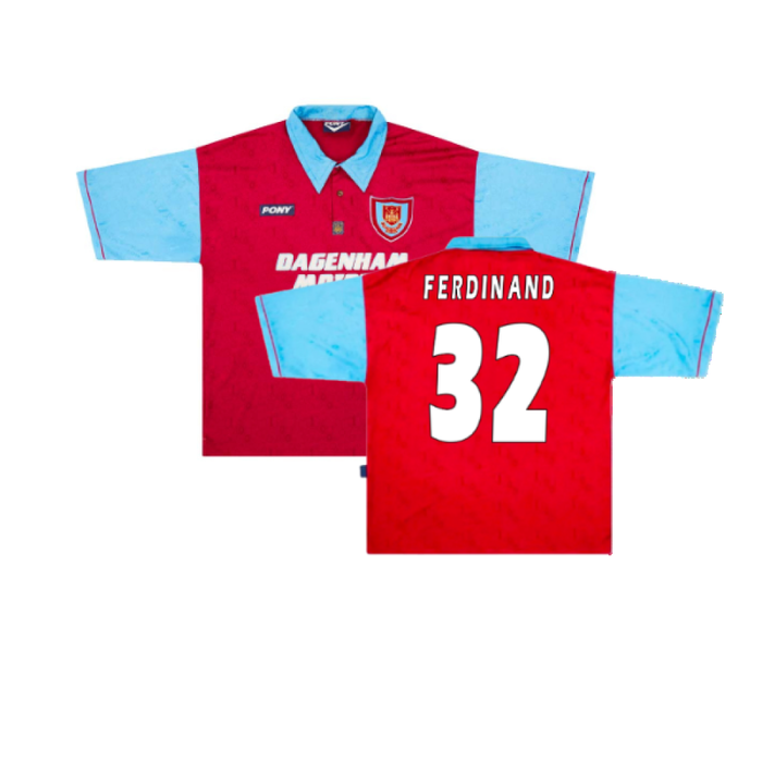 West Ham 1995-97 Home (L) (Excellent) (Ferdinand 32)