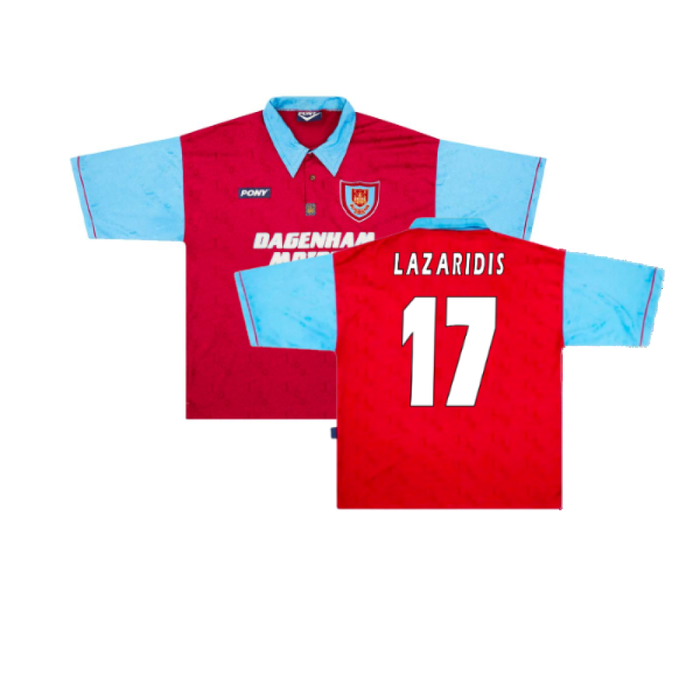 West Ham 1995-97 Home (L) (Excellent) (Lazaridis 17)