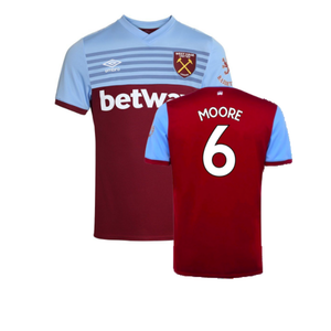 West Ham United 2019-20 Home Shirt (S) (Good) (MOORE 6)_0