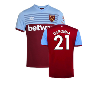 West Ham United 2019-20 Home Shirt (S) (Good) (OGBONNA 21)_0