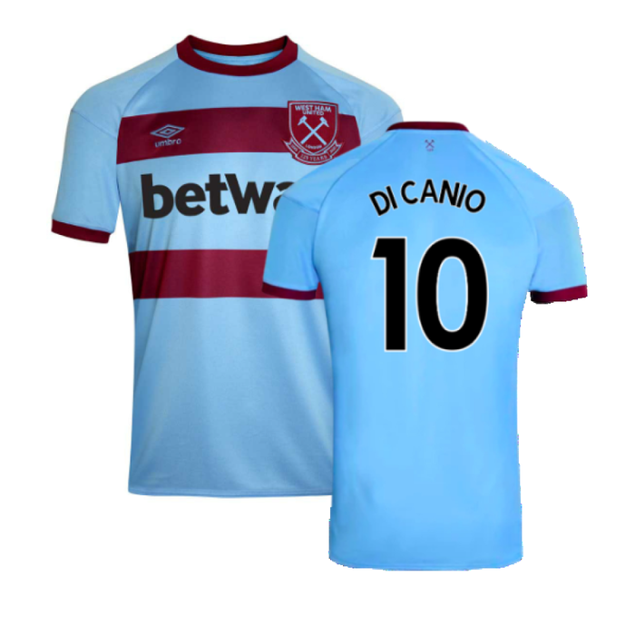 West Ham United 2020-21 Away Shirt (M) (DI CANIO 10) (Mint)