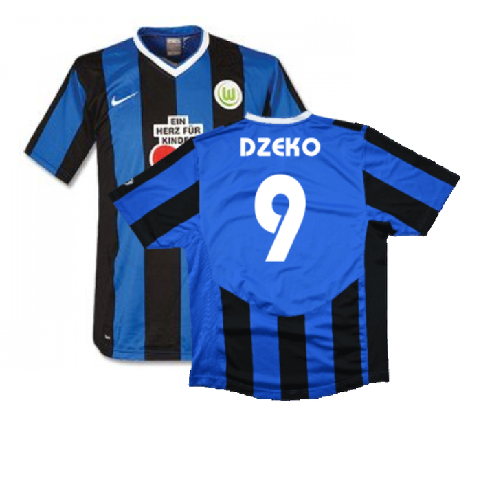 Wolfsburg 2007-09 Away Shirt (Excellent) (Dzeko 9)