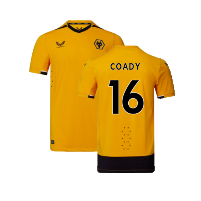 Wolves 2022-23 Pro Home Shirt (Sponsorless) (S) (Mint) (COADY 16)