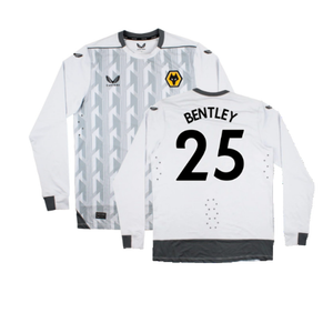 Wolves 2022-23 Pro Long Sleeve Third Shirt (Sponsorless) (M) (Mint) (Bentley 25)_0