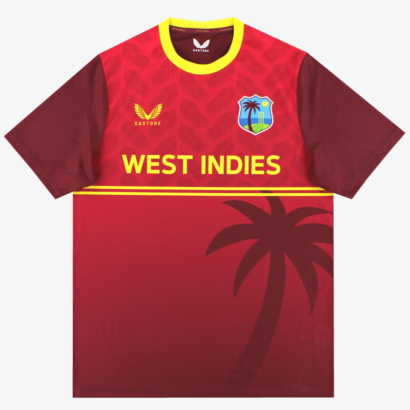 Camiseta de la Copa del Mundo ODI Castore de West Indies *Como nueva* S