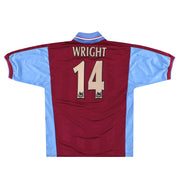 Camiseta Local West Ham Pony 1997-98 Wright #14 M