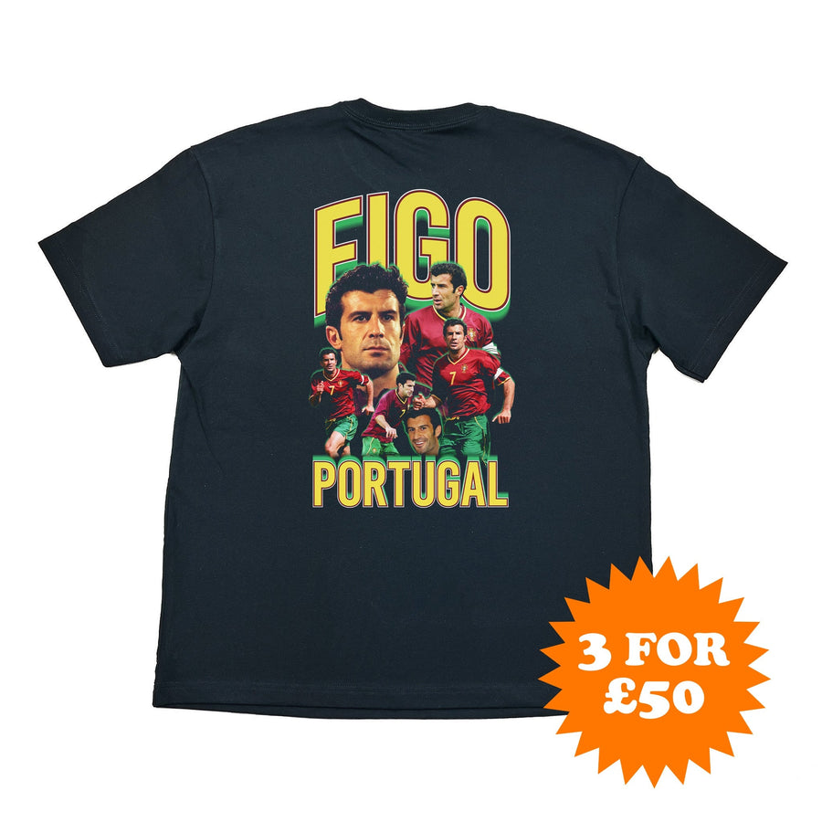 Camiseta pirata de Figo de Portugal de la Copa del Mundo