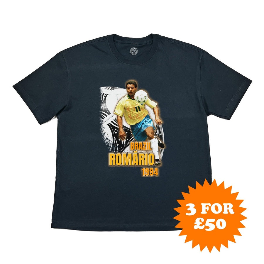 Camiseta pirata de Romario de Brasil de la Copa del Mundo