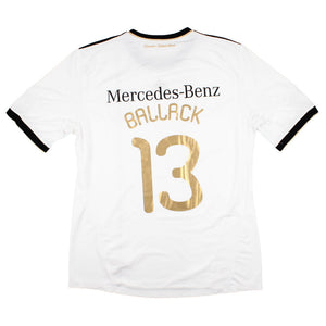 Germany 2010-11 Home Shirt (XL) Ballack #13 (Good)_0