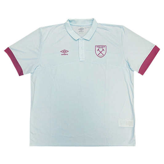 2022-2023 West Ham Poly Polo (U) - Blue Glow_0
