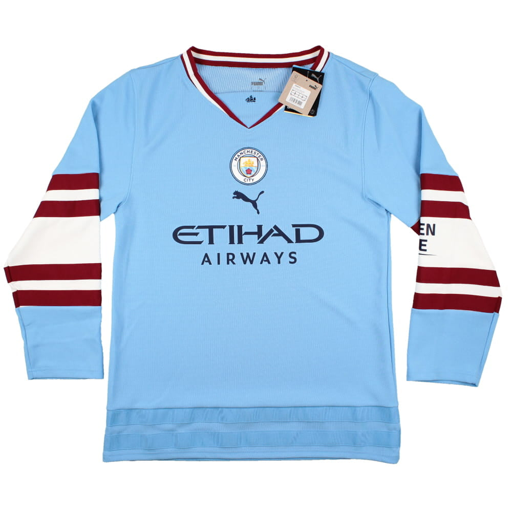 2022-2023 Man City Oversize Winter Jersey_0