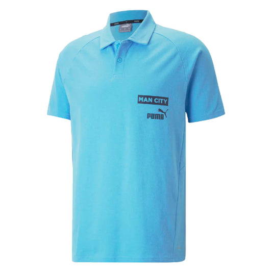 2022-2023 Man City Casuals Polo (Light Blue)_0