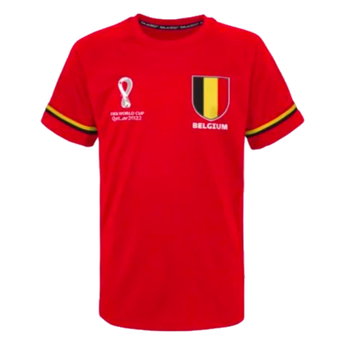 Belgium 2022-2023 World Cup Tee (7-8y) (BNWT)