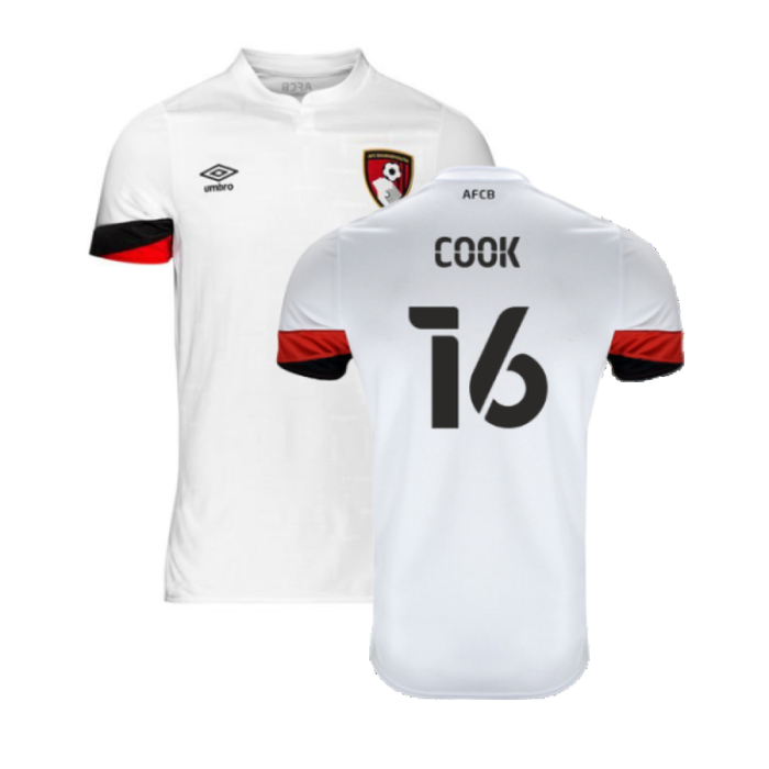 Bournemouth 2021-22 Away Shirt (Sponsorless) (L) (Cook 16) (Mint)