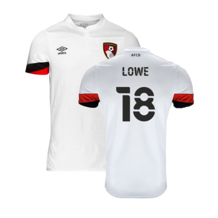 Bournemouth 2021-22 Away Shirt (Sponsorless) (L) (Lowe 18) (Mint)