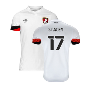 Bournemouth 2021-22 Away Shirt (Sponsorless) (L) (Stacey 17) (Mint)_0